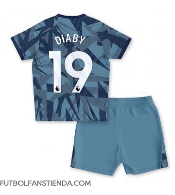 Aston Villa Moussa Diaby #19 Tercera Equipación Niños 2023-24 Manga Corta (+ Pantalones cortos)
